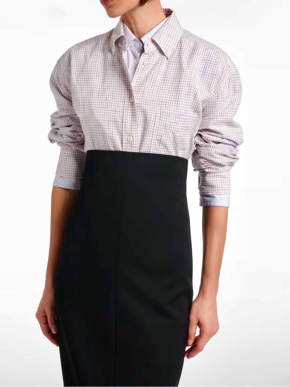 Unsubscribed Lightweight Classic Check Button Down Top